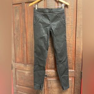 RtA Black Coated Pull On Pants Size Small